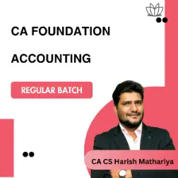 CA Foundation Accounts Regular Batch